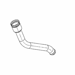 Flexible Oil Drain Tube for Alternator - Stainless Steel, S60 12L