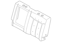 Seat Back Cushion Pad - Left, Rear,