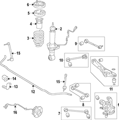 Suspension Stabilizer Bar - Rear