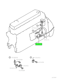 HOSE,INJECTION PUMP FUEL FEED 1