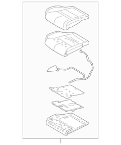 Seat Cover Cushion <br>A that replaces the original equipment back and bottom Covers of a