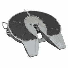 Self-Aligning Fifth Wheel Plate