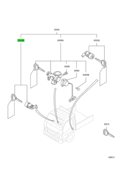 CYLINDER KIT,DOOR LOCK,RH 1