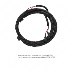 Injector Harness Assembly with 90-Degree Terminals for Jake Brake