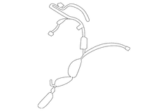 Navigation / FM Antenna Splitter Wire Harness