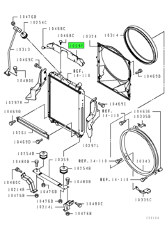 PLATE,RADIATOR BAFFLE,UPR 1