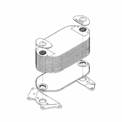 Oil Cooler Flange for DD15