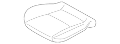 Seat Cover Cushion - Front, Driver