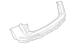 Bumper Cover Extension Side Bar - Rear