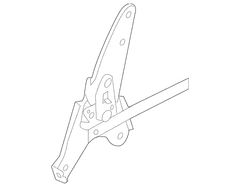 Folding Seat Latch Back - Right, Rear