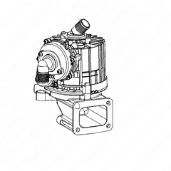 Crankcase Breather Assembly, S60 14L, DDEC VI