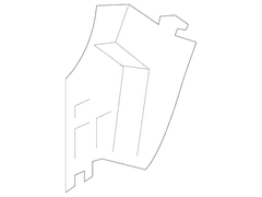 Rocker Panel Reinforcement Body Side - Left, Inner