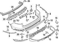 Bumper Cover - Rear, Lower