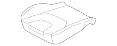 Seat Cover Cushion And Pad - Right, Front