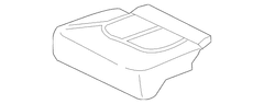 Seat Cover Cushion <br>A that replaces the original equipment back and bottom Covers of a