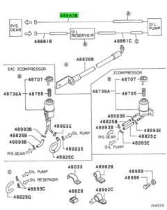 TUBE,P/S OIL PRESSURE 1