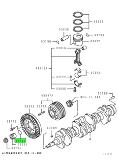 O-RING,CRANKSHAFT PULLEY 1