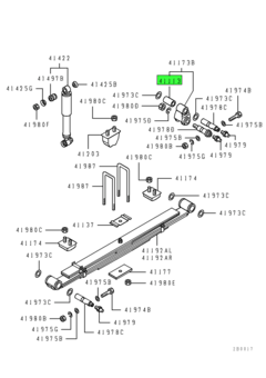 BUSHING,RR SUSP SPRING SHACKLE 3