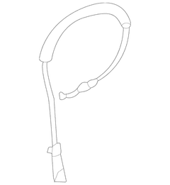 Door Latch Cable Control - Right, Front