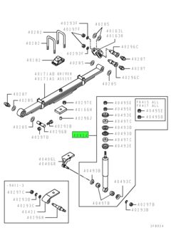 SHOCK ABSORBER,FR SUSP 1