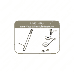 Roller Bolt Hardware Kit