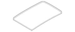 Sunroof Seal Roof Panel Opening - Upper