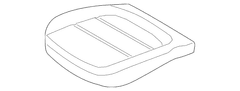 Seat Cover Cushion - Left, Front