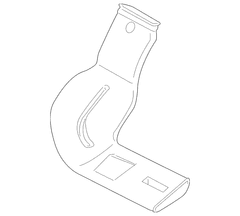 Instrument Panel Air Duct Vent - Left, Rear