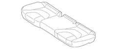 Seat Cover Cushion - Rear