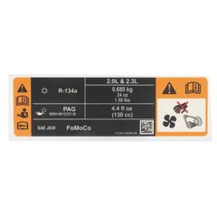 Caution Label Decal