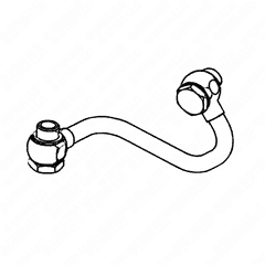 Oil Pressure Line for Exhaust Gas Turbo DD16 EPA10