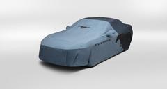 Mustang 2024 Coverking® Gray Full Vehicle Outdoor Cover for EcoBoost & GT Convertible, low Spoiler