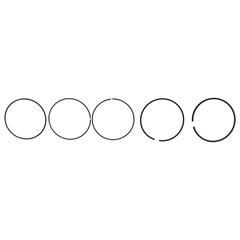 Piston Ring Kit From 11/1/11 - 3.5L