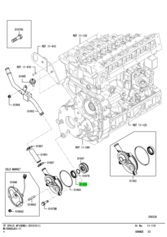 SEAL,CYLINDER BLOCK HOLE 1