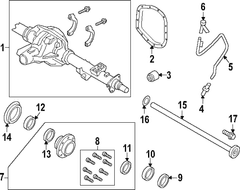 Axle Housing 10.8 and 11.8 AXLES - 3.5L