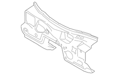 Engine Compartment Insulation Dash Panel Insulator - Front 20 (Convertible, Coupe)