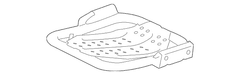 Seat Frame Cushion And Spring - Right, Rear, Back