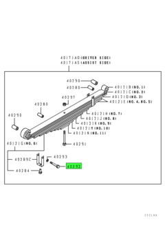 BOLT,FR SUSP SPRING 1