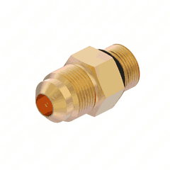Connector Assembly - 3/8 Flared Tube, 9/16-18 with Seal Ring