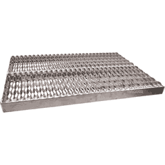 DECK PLATE-GALVANIZED, DIAMOND,24" X 33"