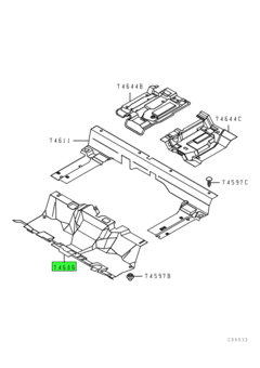 MAT,CAB FLOOR,LWR 1