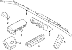 Seat Air Bag <br>The inflator Module mounted to a vehicles Ft housing Side impact -