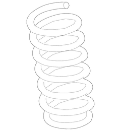 Coil Spring - Right, Front