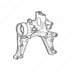 Suspension Eye for DD13 EPA07/EPA10/GHG17
