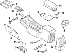 Armrest Console (TREMOR PACK)