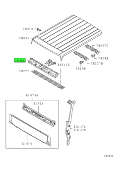 RAIL,ROOF,FR 1