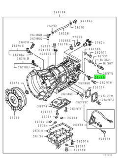 SENSOR,A/T SPEED 1