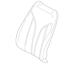 Seat Cover Back Cushion <br>A used to replace the original equipment of a vehicles
