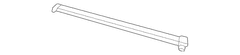 Seal Roof Side molding MOULDING - Left, Upper, Center