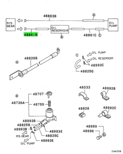 TUBE,P/S OIL RETURN 1